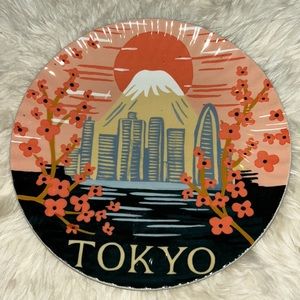 Anthropologie x Rifle paper co. Tokyo plate
